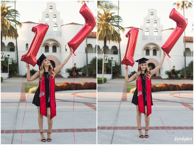 SDSU Graduation Photos Cassandra Brookshier Creative Portrait